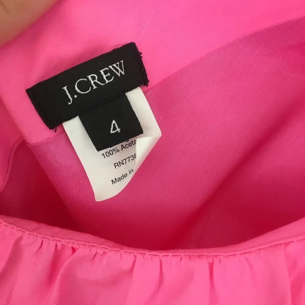 J. Crew Short Sleeve Scoop Neck Dress